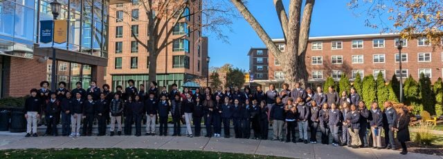 High School Chemists from Notre Dame Cristo Rey visit Emmanuel College