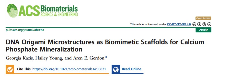 Publication! Congrats to Georgia and Hailey!